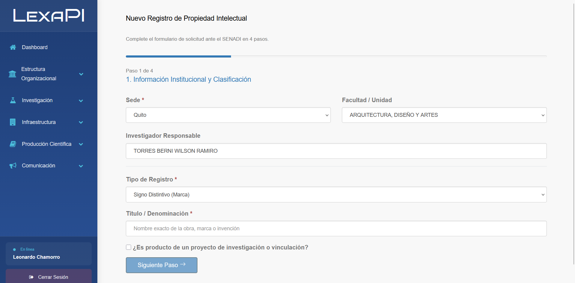 Formulario Inteligente